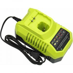 BCL14181H Remplacement Chargeur de Batterie pour Ryobi 18V 9.6V 12V 14.4V 18V NI-CD Ni-MH et Chargeur de Batterie Li-Ion pour un + Batterie P100 P102