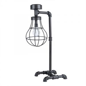 Vintage led Solaire Lampe sur pied Patio Luminaire en fonte Véranda Spotlight