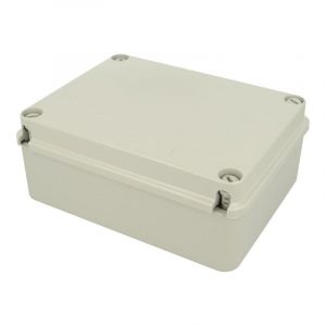 Em Distribution - Boite de dérivation étanche IP67 190x145x80mm, avec couvercle opaque, bords lisses