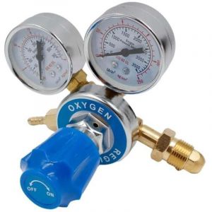 D&eacute;tendeur de pression en laiton de taille moyenne D&eacute;tendeur de pression d'oxyg&egrave;ne en laiton filetage G5/8 0-2.5/0-25(MPa)