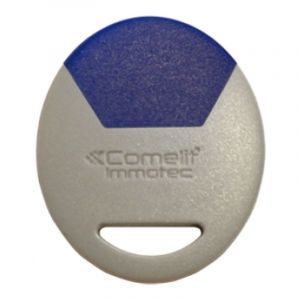 Carte Comelit standard format porte-cl&eacute;s bleu SK9050B/A