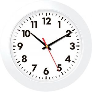 Eurotime - Horloge murale 80511-00 à quartz 30.5 cm blanc