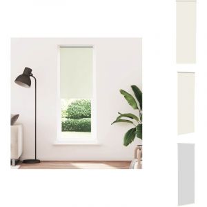 Vidaxl - Store enrouleur occultant blanc cassé 80x230cm largeur du tissu - Store Enrouleur - Stores Enrouleurs - Store De Jour Et De Nuit - Store