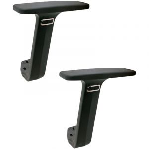 2 pi&egrave;ces Chaise de Bureau accoudoir Accessoire accoudoir de Remplacement Chaise accoudoir Pratique pour Chaise d'ordinateur, Noir