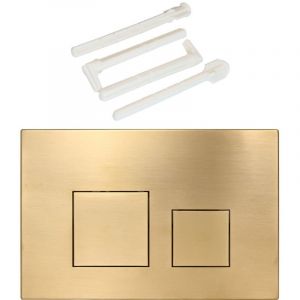 Plaque de commande WC suspendu – Compatible Geberit Sigma 20, UP300 & UP320 – Plaque de déclenchement Geberit pour chasse d’eau double, silencieuse,