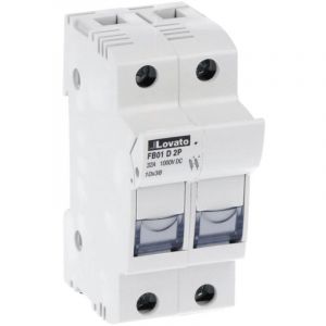 Porte-fusible Lovato 32A pour fusibles 10x38mm FB01D2P