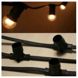 Guirlande - 15 m&egrave;tres - avec 40 douilles b22 festilight