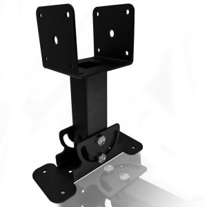 Kit de supports de rehausse pour toit de pergola, poteau de rehausse pour toit robuste et r&eacute;glable &agrave; 180 degr&eacute;s pour toit de gazebo en bois de 3,5