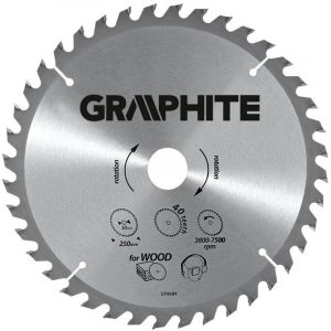 Lame de scie circulaire en graphite pour bois 160 mm, trou d'arbre 30 mm, dents 18, &eacute;paisseur 2,8, anneaux de remplissage 16/20/25 TCT