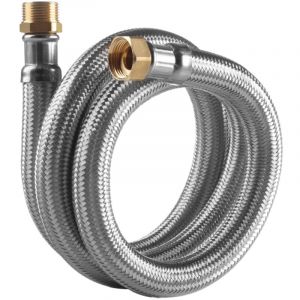 Flexible sanitaire/chauffage Inox &Oslash;int&eacute;r.26mm - M&acirc;le/Femelle 1" - 300mm - EXTRA TWIST