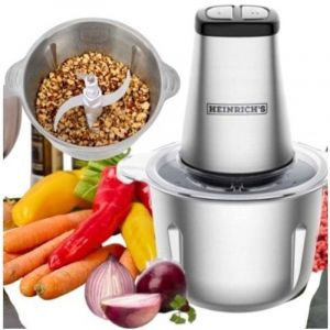 Broyeur hachoir électrique pour fruits, légumes et glace en acier 500 W.