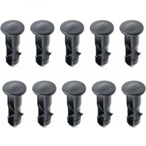 65 x18mm Lot de 10 Goupilles de Charni&egrave;re Pour Couvercle de Poubelles &agrave; Roulettes En Plastique Noir Pour Poubelles Domestiques de 240 L et
