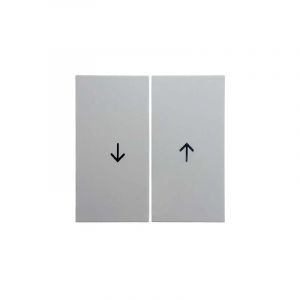 Berker 16258989 Wippen Mit Aufdruck Symbol Pfeil S.1/b.3/b.7 Glas Polarweiß, Glänzend