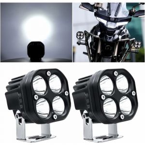 Phare de Travail led 12V,40W Moto Feux Additionnels led Spot Flood Feux Antibrouillard 24V 12000Lm led Phares Avant Off Road Phares Suppl&eacute;mentaires