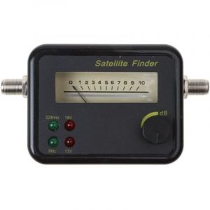 Pointeur Satellite - Parabole - Satfinder - Noir - D&eacute;tecteur de Signal - Aiguille