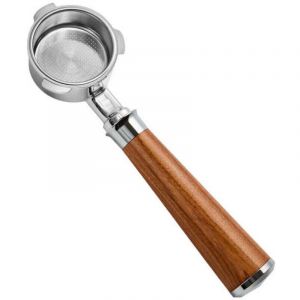 Espresso Bottomless Porte-filtre 51mm Compatible avec DeLonghi Dedica Machine &agrave; Caf&eacute; Smeg, Acier Inoxydable