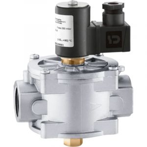 Electrovanne gaz normalement ferm&eacute;e &agrave; r&eacute;armement manuel, Rp 3/4 "F Caleffi 837205 3/4"F