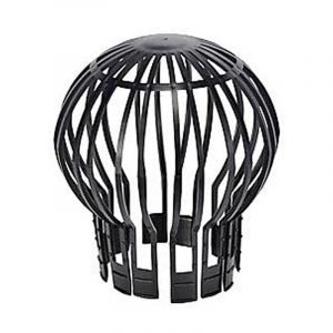 Lot de 4 crapaudines pour gouttière d’environ 12,5 x 14,5 cm (diamètre x hauteur)