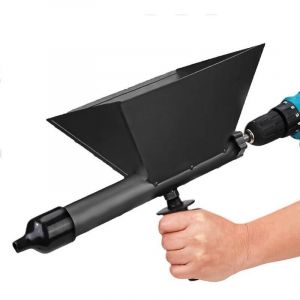 Pistolet &agrave; mortier &eacute;lectrique avec 4 buses et 4 buses &agrave; colle, pistolet &agrave; joint &eacute;lectrique portable pour joints de mortier en forme d'entonnoir,