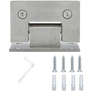 Support de mur de la charni&egrave;re 8-12mm de la charni&egrave;re 90&deg; d'acier inoxydable pour la charni&egrave;re de porte de douche de porte en verre