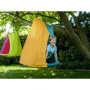 KBT - Balan&ccedil;oire / Tente Suspendue Weoh - turquoise/jaune