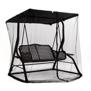 Moustiquaires, Moustiquaire avec Fermeture &eacute;clair pour Parasol 2 Places Balan&ccedil;oire De Porche Moustiquaire pour Balan&ccedil;oire De Jardin Ext&eacute;rieure Balcon