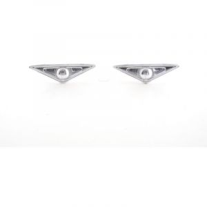 Fk Automotive - Jeu de clignotants lat&eacute;raux Ford Focus 1 3/4/5 portes. 98-03 chrom&eacute; -
