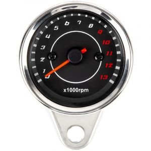 Universal Motorcycle LED r&eacute;tro - &eacute;clair&eacute; tachym&egrave;tre moteur moto modifi&eacute; tachym&egrave;tre LED