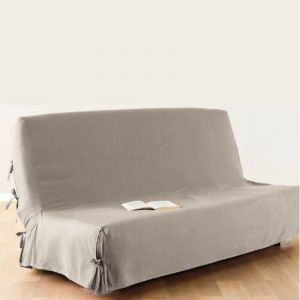 Atmosphera - Housse de clic clac 140x200 cm lin 100% coton