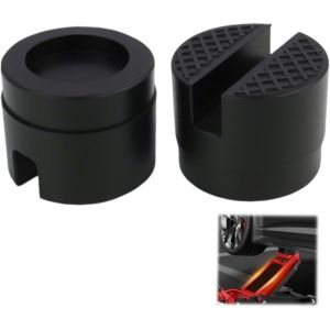Jalleria - 2 Rubber Block Buffer Hydraulic Car Jack Cushion Car Jack Solid, Protection de Carrosserie Voiture, Bottom of The Body Coussin de Levage