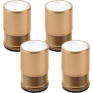Lot de 4 Rehausseur de Meubles Réglable Métal, Rehausseur Pieds de Lit, Pieds de meubles pour Chaise, Table, Canapé, Caisson, Armoire de salle de