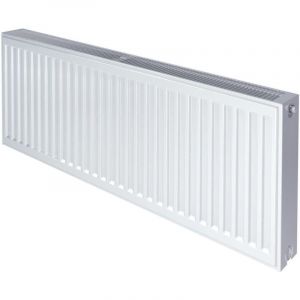 Radiateur eau chaude acier horizontal habill&eacute; Compact All In RAL 9016 type 22 H400xL400 498W - STELRAD