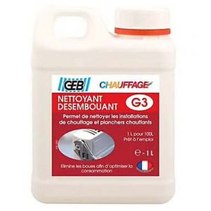 Nettoyant Désembouant G3 GEB pour nettoyer les installations de chauffage 1L