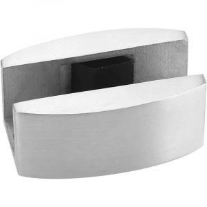 Paryou - Guide Porte Coulissante Sol, Guide de Sol pour Porte coulissante de douche, 50x23 mm Arrêts de Portes, Guide De Plancher en Acier Inoxydable