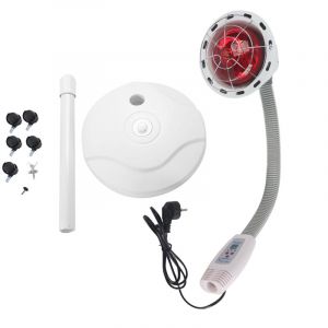 275W Lampe Chauffante Infrarouge, Lampe de Th&eacute;rapie de Chauffage Infrarouge &agrave; Temp&eacute;rature R&eacute;glable Lampe Chauffante Amoviblme, pour la Soulagement