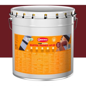 Primaire et finition mat antirouille Owatrol RUSTOL&reg; PRIMER AP 60 Brun-Rouge (ow8) 20 litres