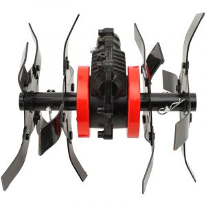 SJLERST Roue de Desserrage de Tondeuse, Roue de Débroussailleuse à 9 Dents de 26 Mm pour Desserrer le Désherbage du Sol, Roue de Desserrage