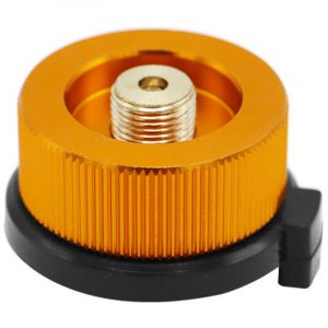 Po&ecirc;le Camping Adaptateur gaz Conversion t&ecirc;te Adaptateur pour Canister Butane Vis cartouche de gaz Adaptateur piston, &eacute;quipement ext&eacute;rieur - Sollbry