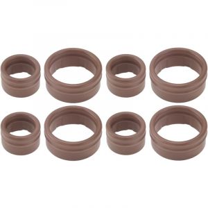 8 Pièces Kit de Joints de Climatisation Joint Torique D'étanchéité Joint de Compresseur Diamètre Intérieur 10,6 Mm/17 Mm Compatible avec Renault