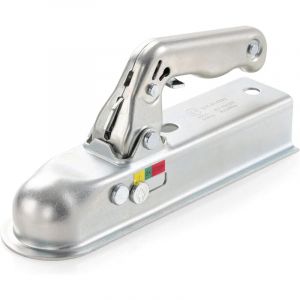 Attelage &agrave; boule de traction, embout d'embrayage pour remorque, embout de 50 mm, charge de traction ronde de 800 kg, pour voiture, embout universel