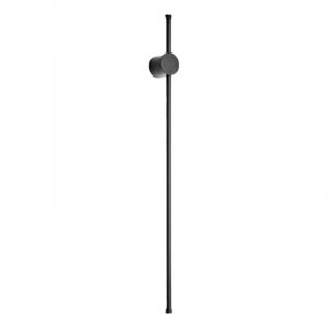 CLOCK Applique LED en aluminium 12W 3000K Perenz 65 cm Noir