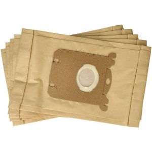 Vhbw - 5x Sacs compatible avec Mio Star hn 6500 - hn 7500, vac 3600, vac 4600 aspirateur - papier, 25,8cm x 16,2cm, couleur sable
