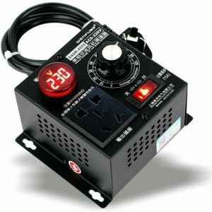 KZQ - Variateur de lumière, Régulateur de Tension scr ac 220V 9A 4000W pour Moteur, Ventilateur, Contrôle de Vitesse