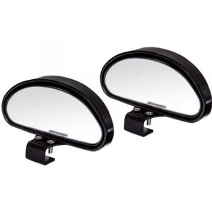 Conduite Accompagnée D'angle Mort RéTroviseur Conduite Accompagnée pour Tous Les Voitures Miroir Convexe Angle réglable (2Pcs)