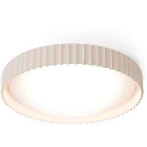 Grand plafonnier LED type plafonnier en pl&acirc;tre couleur beige