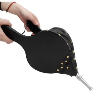 Soufflet de Chemin&eacute;e, Soufflet d'air Manuel en Bois, Soufflet de Chemin&eacute;e, Soufflet en Cuir, Soufflet de Feu pour Chemin&eacute;es, Camping en Plein Air,