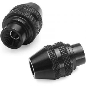 Lot de 2 mandrins universels &agrave; changement rapide sans cl&eacute; pour outils rotatifs Dremel 4486, 3000, 4000, 7700 et 8200