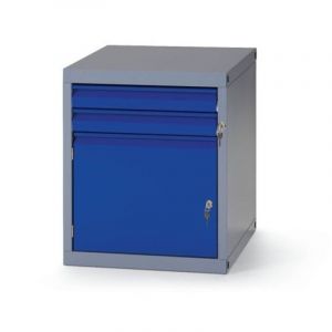 Bloc Acier Pour &Eacute;tabli KUPPER Modular-Syst&egrave;m Avec Tiroirs L55xH66xP56cm - 16115L