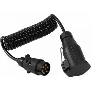 C&acirc;ble dextension de remorque, prise de prise de remorque 7-13 broches C&acirc;ble dextension de remorque 12v avec connecteur de prise de prise de remorque