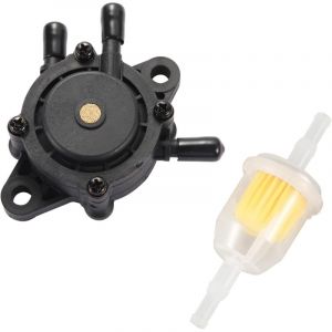 Kit de Pompe à Carburant avec Filtre, Pompe à Carburant pour Kohler 17 HP-25 hp Briggs and Stratton John Deere Honda Yamaha Petit Moteur Tondeuse à